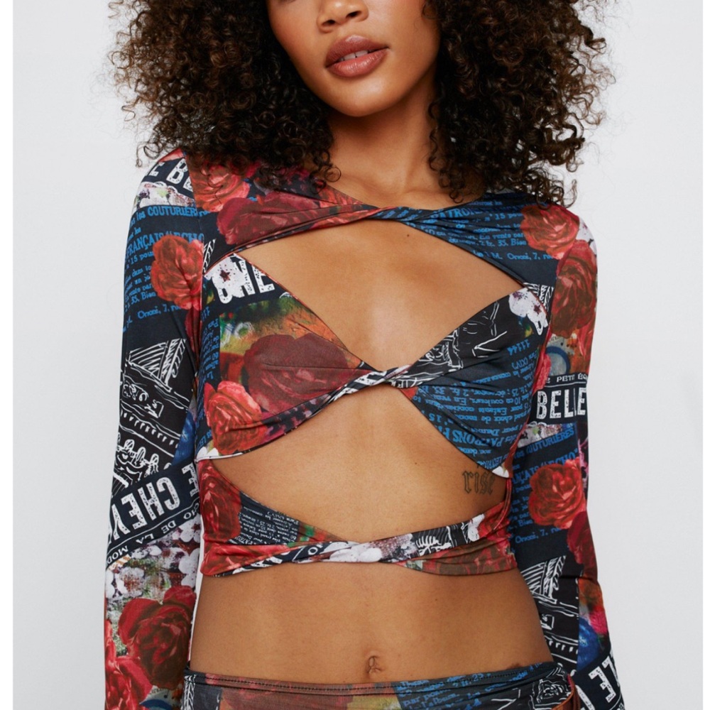 nasty gal twist top